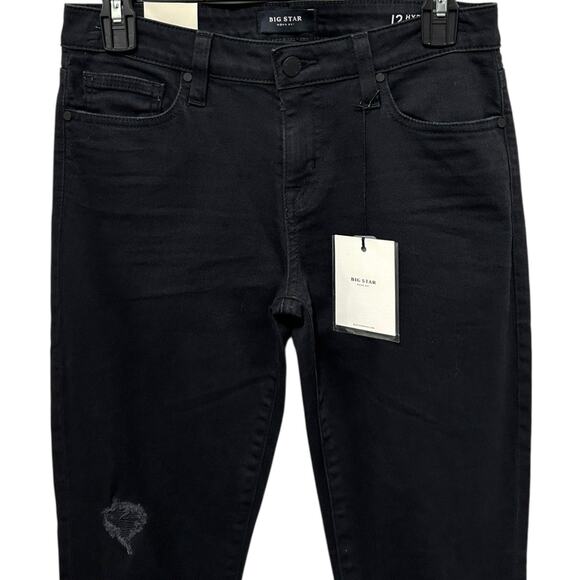 BIG STAR Jeans Womens Size 26 Hydra Cigarette Black - Picture 3 of 7